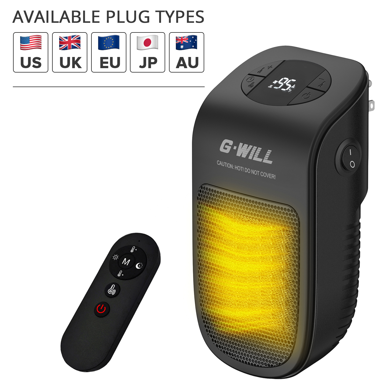 Smart Plug-in Heater 600W